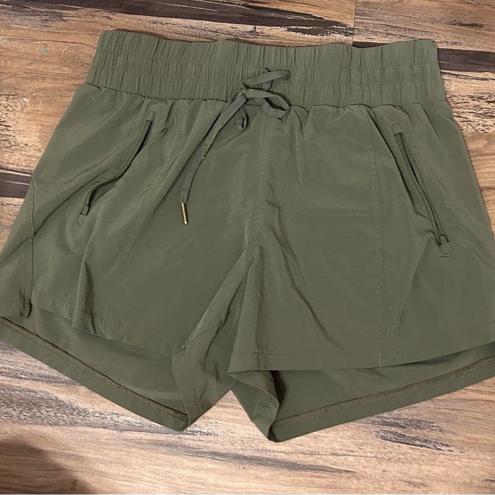 Olive Green Women's Shorts
